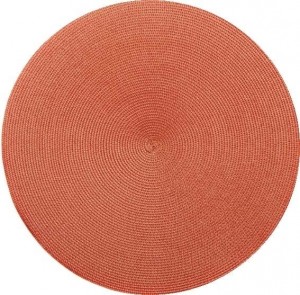 Round Placemat in Terracotta Set/4