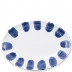 Santorini Dot Small Oval Platter