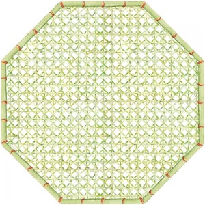 Trellis Octagonal Paper Placemats - 12 Per Package