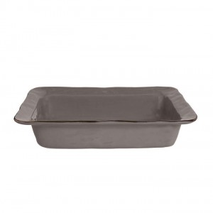 Cantaria Large Rectangular Baker Charcoal