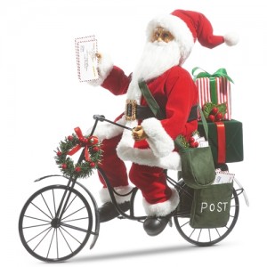 19.25" Bike Messenger Santa