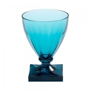 Acrylic Wine Goblet in Turquoise Set/6