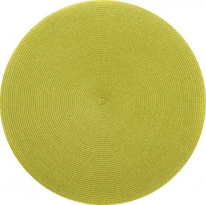 Round Placemat in Avocado Set/4