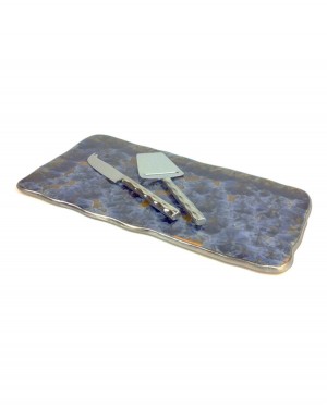 Borealis Frost Blue Medium Tray