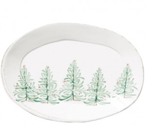 Lastra Holiday Large Oval Platter