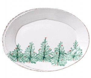 Lastra Holiday Small Oval Platter