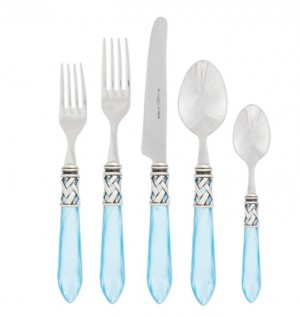 Aladdin Light Blue Antique Five Piece Place Setting