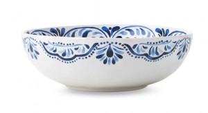 Iberian Indigo Serving Bowl