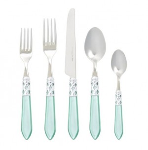 Aladdin Aqua Brilliant Five Piece Place Setting