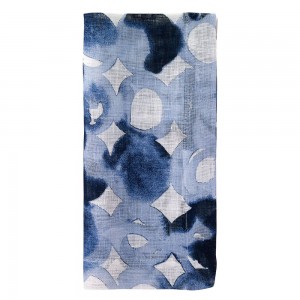 Watermark Blue Napkin Set/4