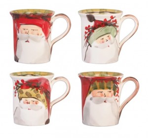 Old St. Nick Assorted Mugs Set/4