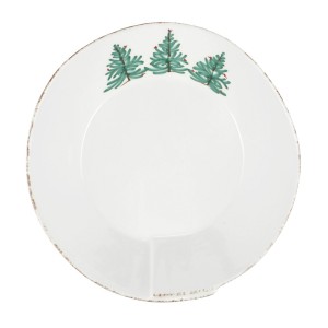 Lastra Holiday Melamine Shallow Bowl