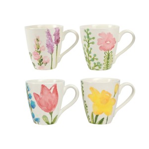 Fiori di Campo Assorted Mugs Set/4