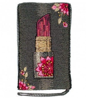 Glammed Up Beaded Crossbody Phone Bag