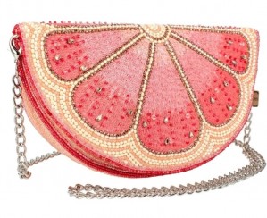 Citrus in Paradise Beaded Crossbody Handbag