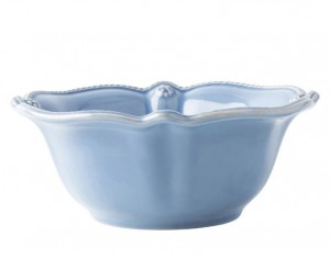 Berry and Thread Chambray Cereal/Ice Cream Bowl