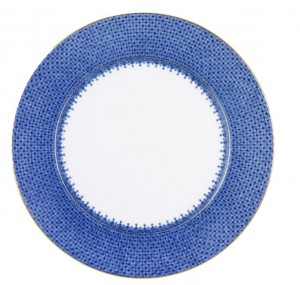 Cobalt Blue Lace Service Plate