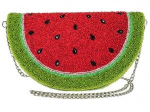 Summer Slice Beaded Crossbody Clutch