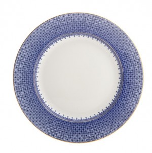 Cobalt Blue Lace Dessert Plate
