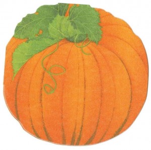 Pumpkin Die-Cut Luncheon Napkins Pack/15