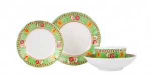 Campagna Gallina Melamine Four-Piece Setting