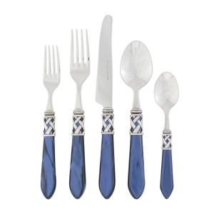 Aladdin Blue Antique Five Piece Place Setting