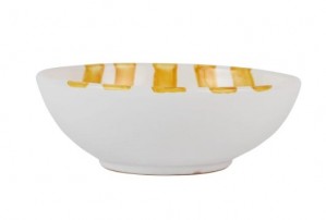 Amalfitana Yellow Stripe Cereal Bowl