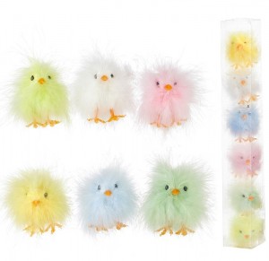 Box of 6 Fluffy Chicks