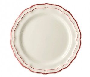 Filet Red Dinner Plate