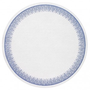 Flare Blue Round Placemat Set/4