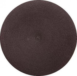 Round Placemat in Chocolate Set/4