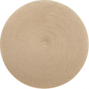 Round Placemat in Cream Dust Set/4