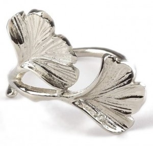 GInko Silver Napkin Ring