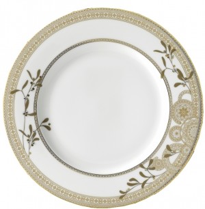 Golden Leaves Dinner Plate