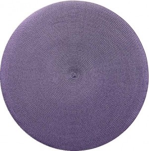 Round Placemat in Grey Prune Set/4