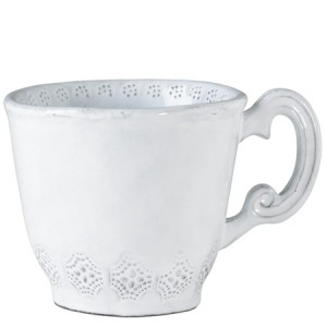 Incanto White Lace Mug
