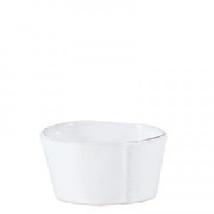 Lastra White Condiment Bowl