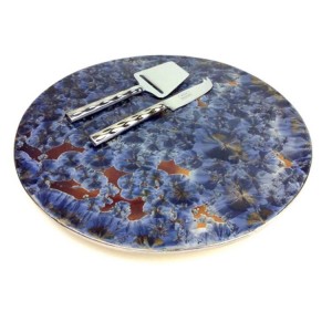 Borealis Frost Blue Lazy Susan