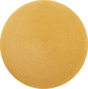 Round Placemat in Marigold Set/4