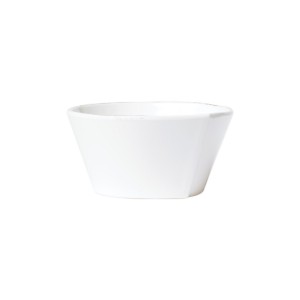 Lastra White Stacking Cereal Bowl
