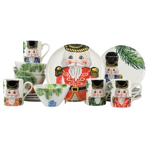 Nutcracker Assorted Sixteen Piece Place Setting