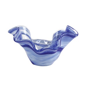 Onda Glass Cobalt Medium Bowl