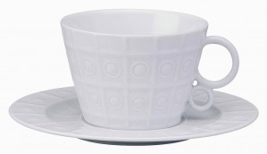 Osmose White Tea Cup and Saucer