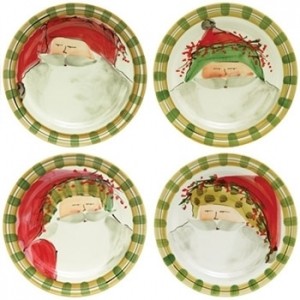 Old St. Nick Assorted Dinner Plate Set/4