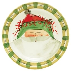 Old St. Nick Green Hat Dinner Plate