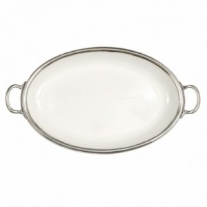 Tuscan Oval Tray with Handles