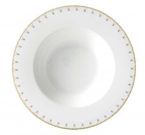 Princess Gold Rim Soup Plate