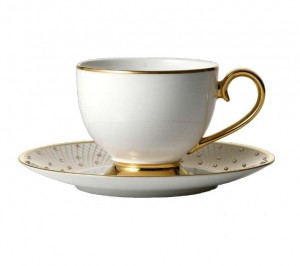 Princess Gold Teacup and Saucer