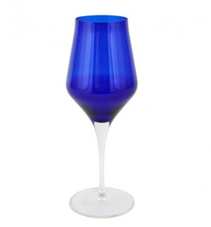 Contessa Cobalt Wine Glass Set/4