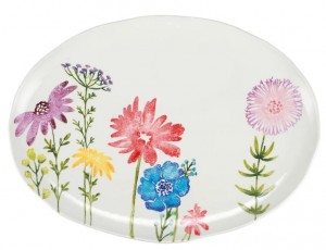 Fiori di Campo Large Oval Patter